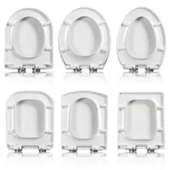 Polypropylene Materials Modern Design Soft Closing Square Shape Toilet Seat Cover