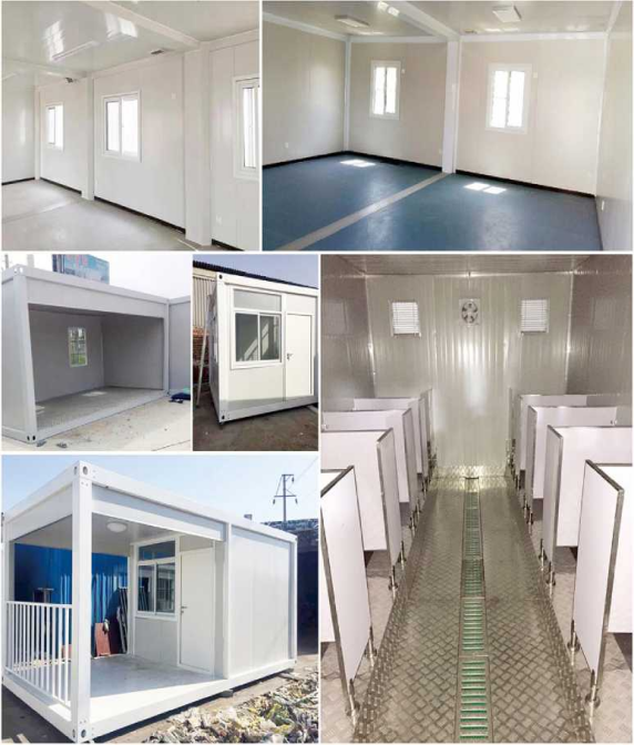 Q355 Q235 Modular Container Buildings Prefab Container Homes Customized