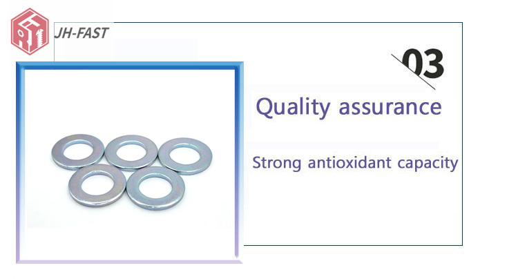 Customized Service Provided Carbon Steel Stainless Steel DIN125A Galvanized Flat Washer