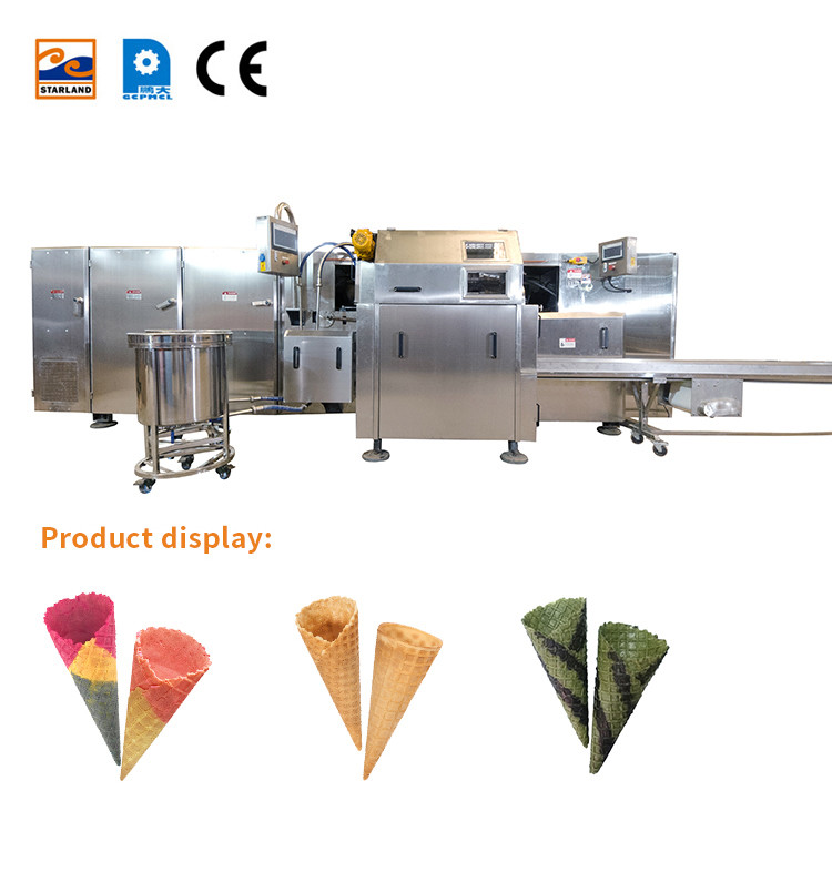 Sugar Cone And Waffle Basket Automatic Production Line , 137 Cast Iron Baking Templates Stainless Stee.