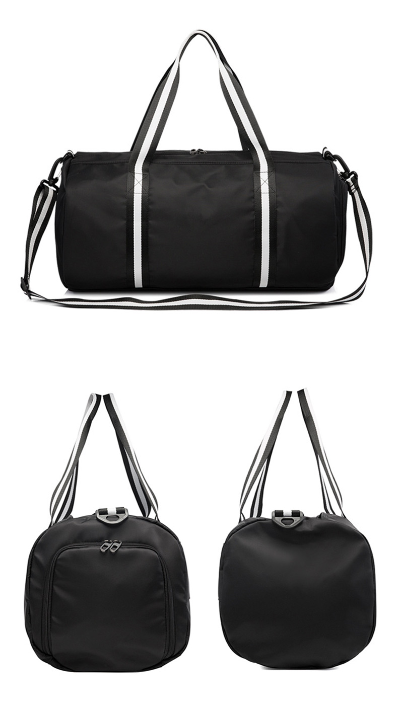 29L Sports Gym Bag Oxford Waterproof Travel Bags With Shoe Pocket