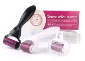 China Plastic 1200 Pins Microneedle Derma Roller For Cellulite Stretch Marks on sale