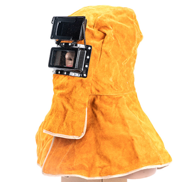 Automatic Welding Helmet Argon Arc Head Mounted Cowhide Welding Mask