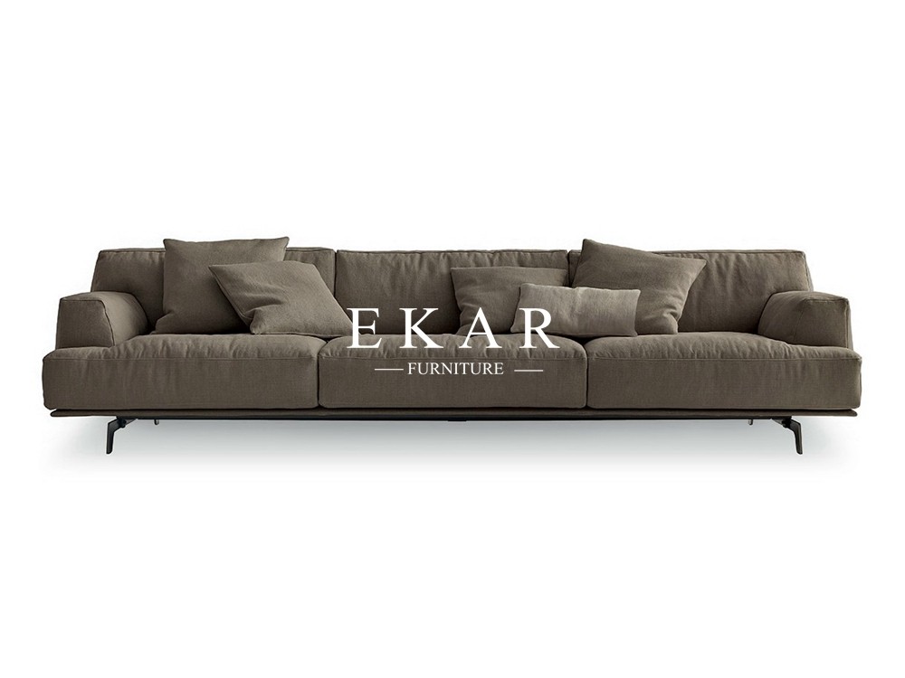 Italian Brand Designs Fancy Grey 3 Seater Sofa Living Room Furniture
