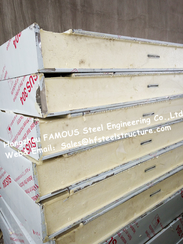 Typical Insulation Material Pu Cold Room Panel And Sandwich Cooler Panel For Polyurethane Freezer