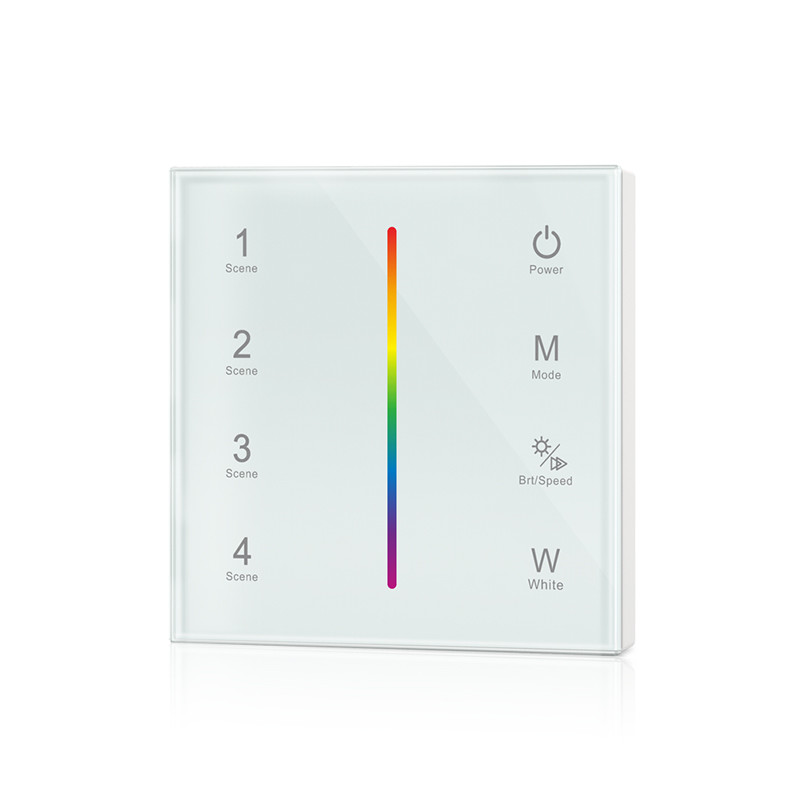 Multi Zone RGBW LED Controller Wall Mounted For Color Temperature Control