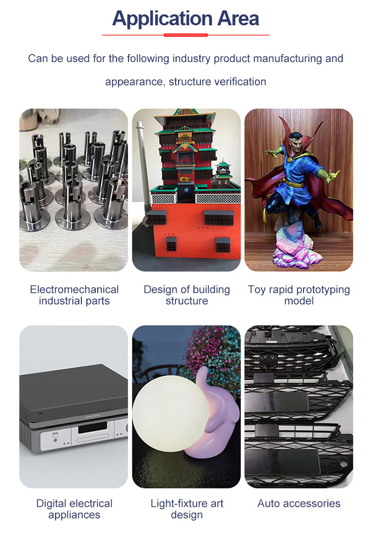 Prototype Resin 3D Printing Service Electroplating Service STL STP Drawing