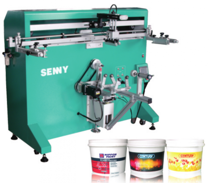 1000X250mm 10pcs/Min Semi Automatic Screen Printing Machine For Bucket 0