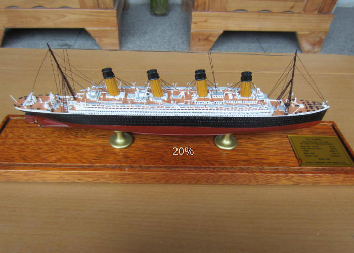 High Simulation Cruise Ship Toy Models R.M.S. Olympic Cruise Ship Shaped