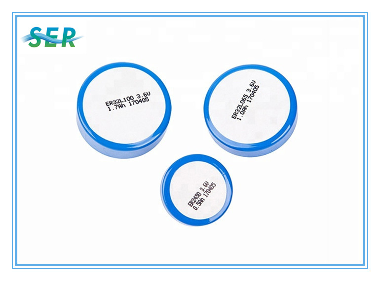 Deep Circle ER32100 Battery , 3.6V 1700mAh Lithium Coin Batteries 1/6D Size For TPMS