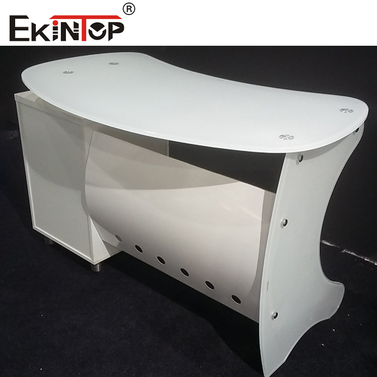 modern glass office desk
