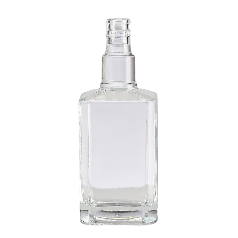 200ml Tall Glass Bottle for Wine and Liquor Clear Glass Rubber Stopper Sealing Type