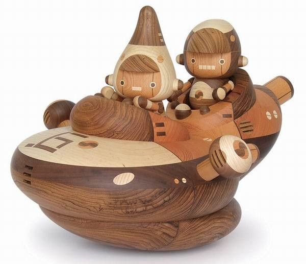 Fadeless Wooden Art Sculpture Exhibition Wood Carving Artwork Home Decor