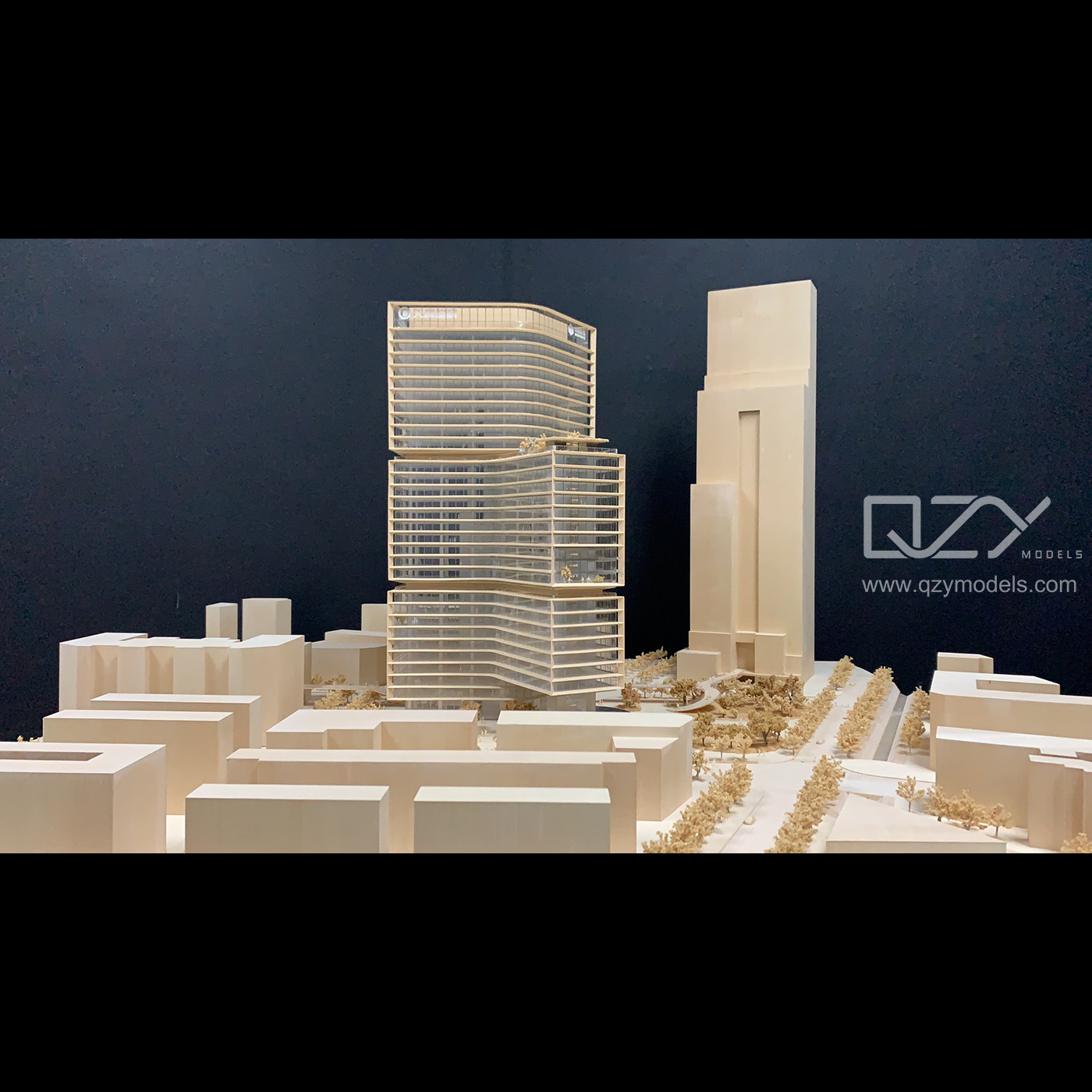 Scale Vanke Meilin Famous Architecture Models Making JKP 1/300