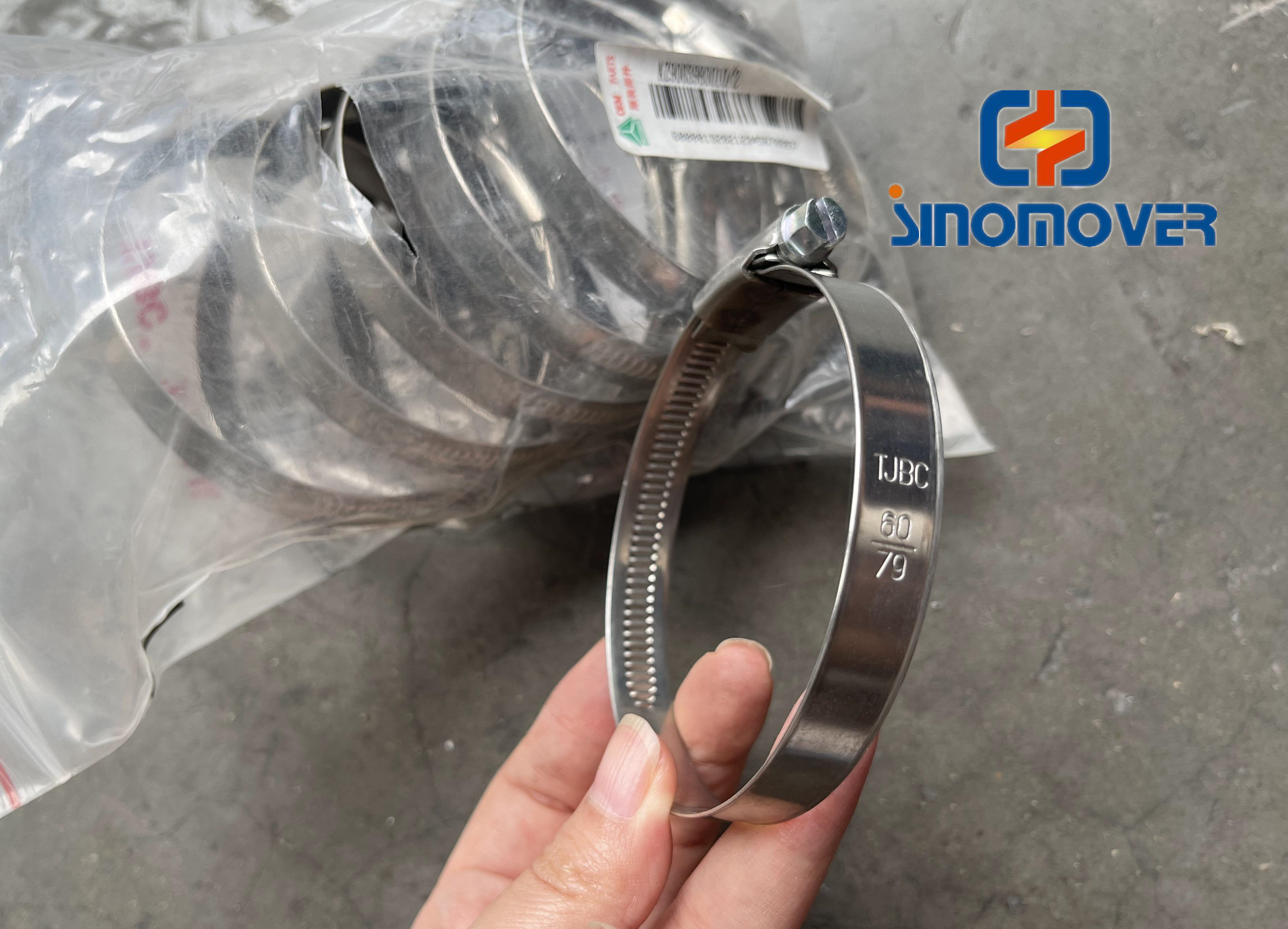 AZ9003980010 Sino Truck Spare Parts Hose Clamp Original Quality
