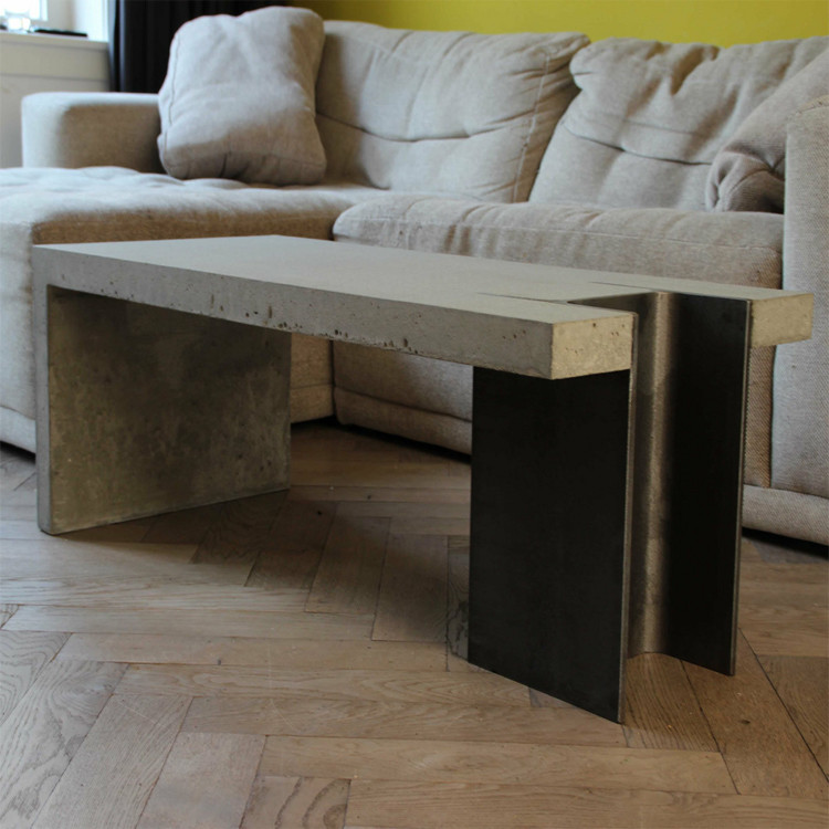 Water Proof Resisitant GRC Concrete Table Set for Enduring Luxury Concrete Outdoor Furniture