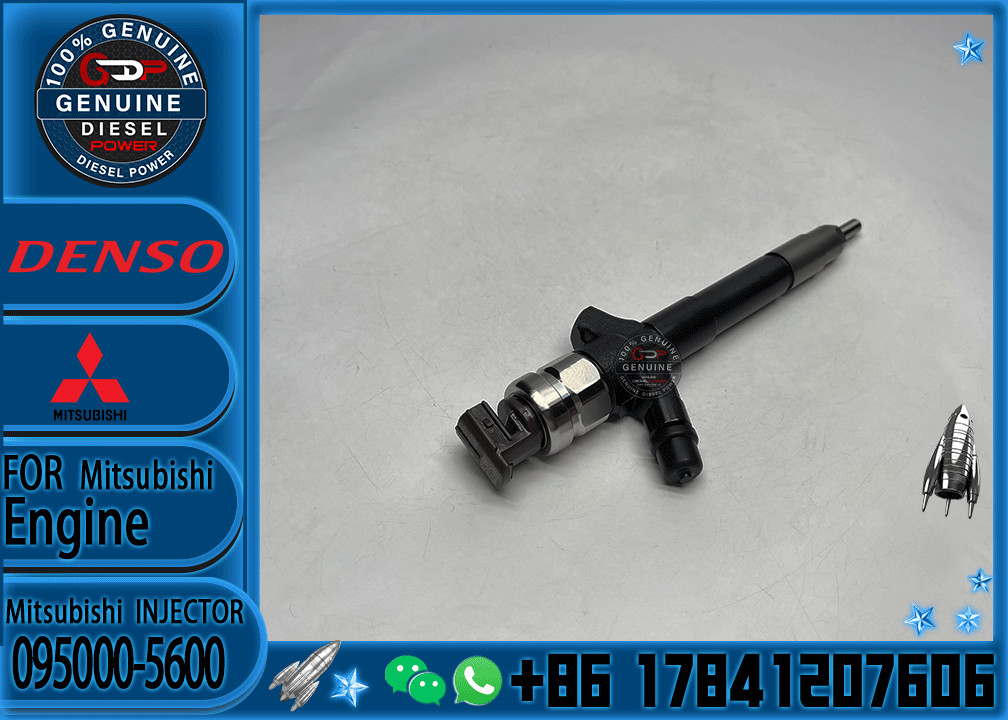 1465A041 095000-5600 Excavator Diesel Fuel Injector Compatible With L200 4D56 5600 Engine