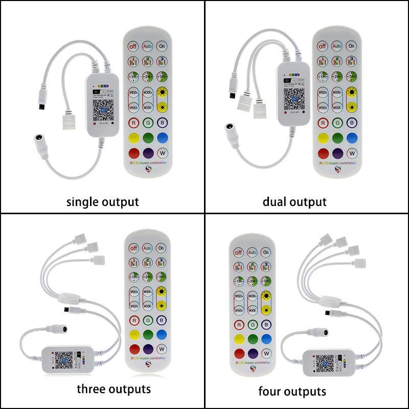 24 Keys LED Strip Smart Controller IR Remote Wifi Control For RGB Strip Light
