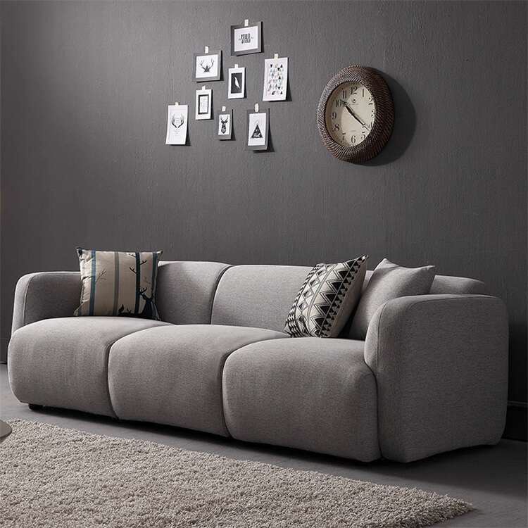 Custom Living Room Sofas Solid Wood Plywood Frame Sofa OEM ODM