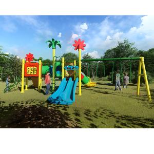 China YST Large Plastic Slide Children Toys Games Kids Outdoor Playground Equipment on sale