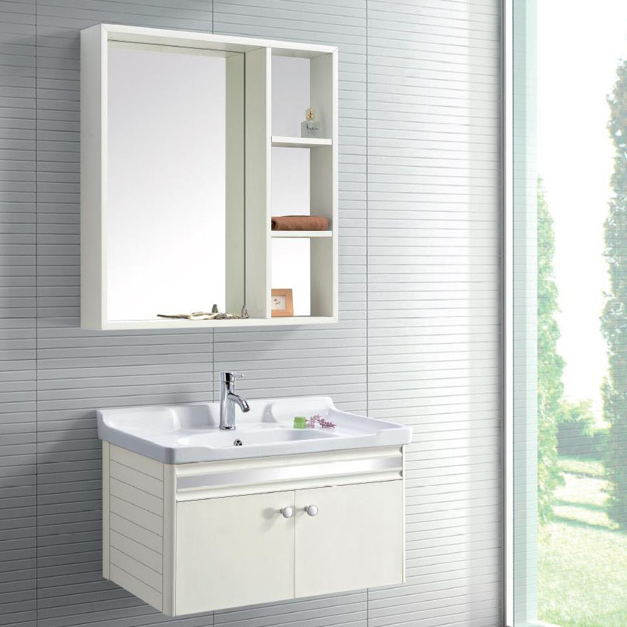 Modern Alunimun Bathroom Vanity/ all aluminum bathroom cabinet/Mirror Cabinet /DB-8117A 800X460mm