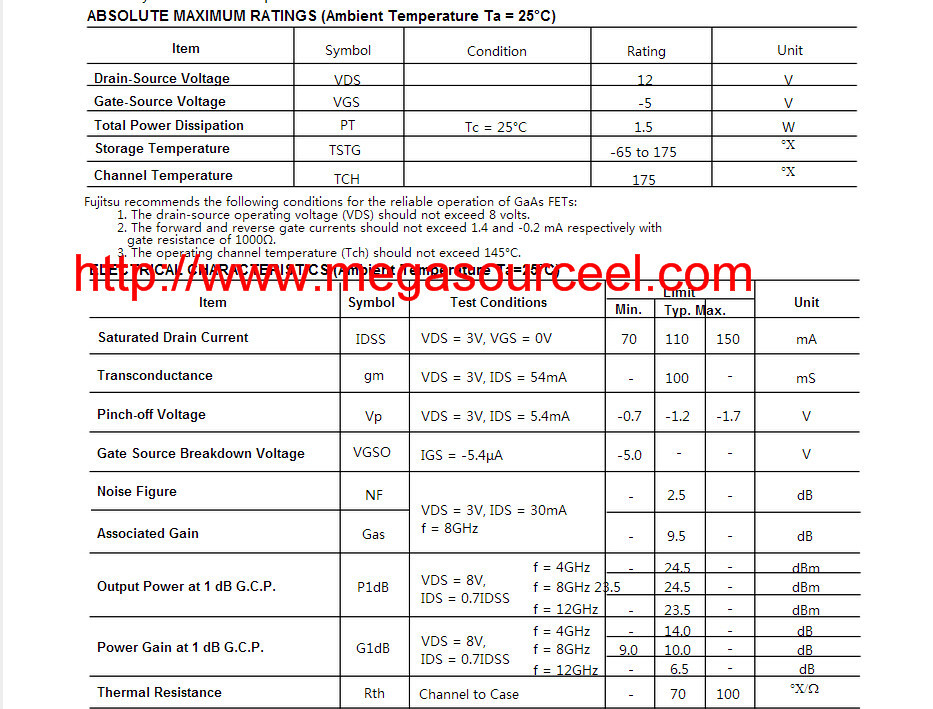 FSX027WF General Purpose GaAs FET 218-0660013 Computer GPU CHIP AMD IC
