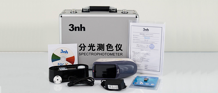 YS3010 Portable Color Spectrophotometer 3NH SCI SCE Liquid / Powder Color Difference Delta E