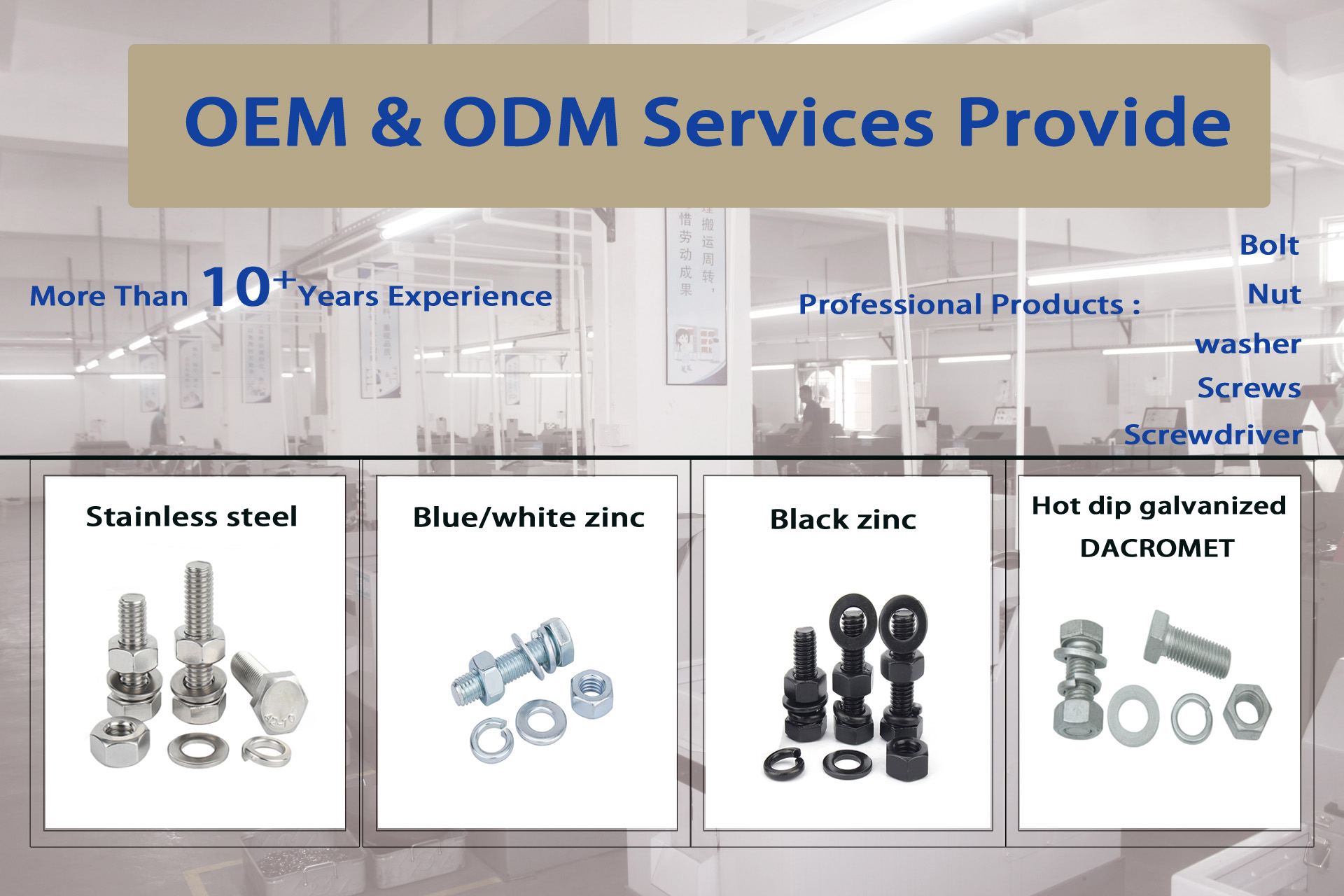 M20 M24 M30 Black Oxide Hex Head Bolts OEM Customized Service Provided for Steel Bolts