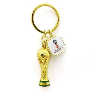 Buy cheap Miniature Russia World Cup Trophy Keychain Soccer Race Keyring Design product