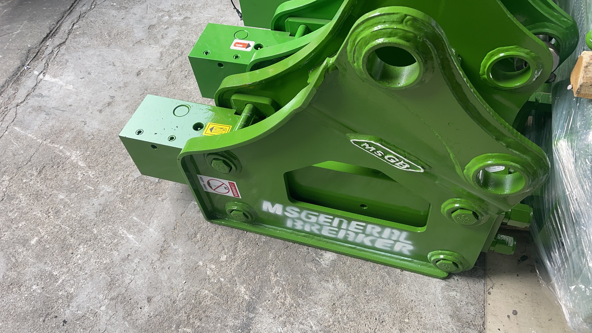 Electric Hydraulic Excavator Attachments 40CRMO Excavator Jack Hammer