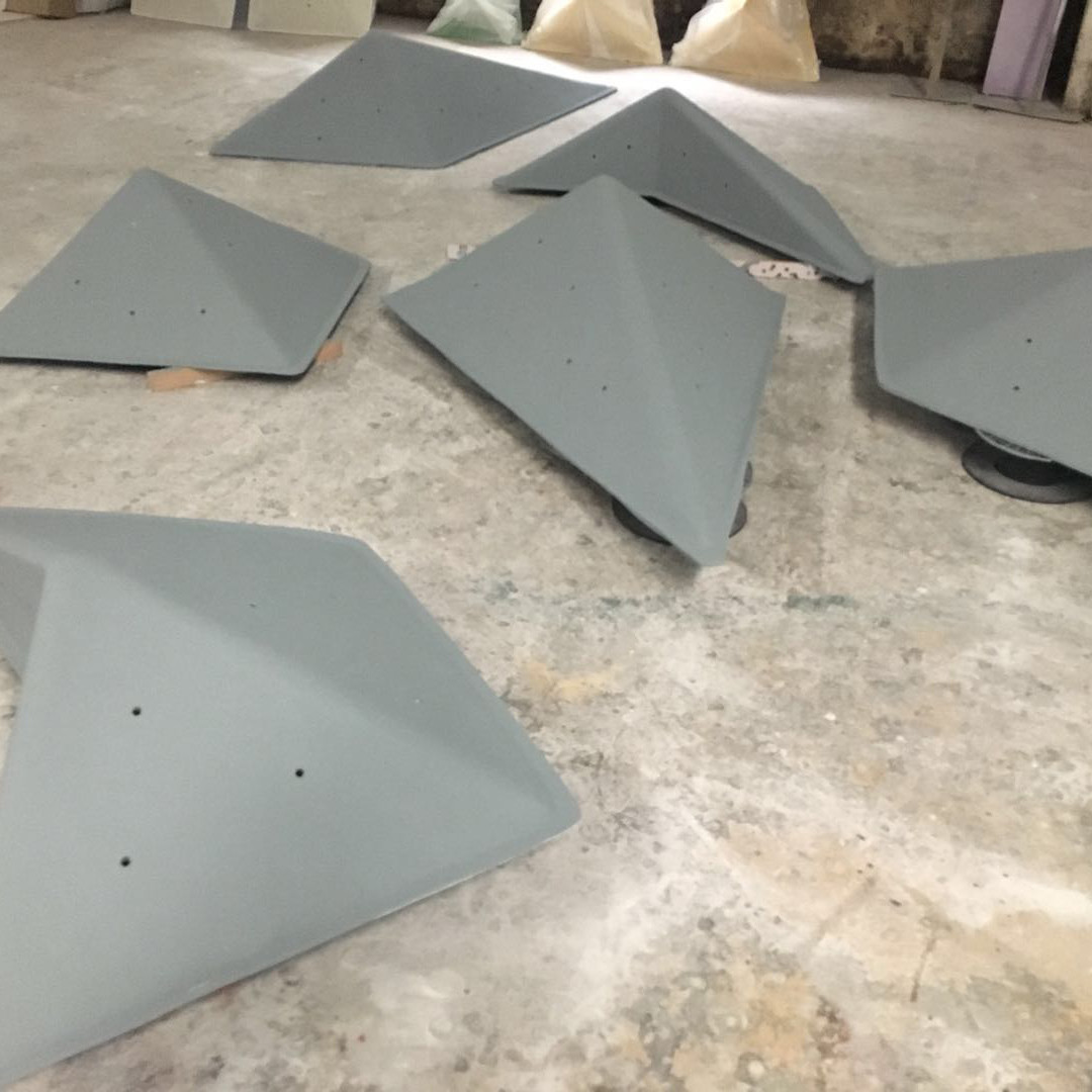 Fiberglass Climbing Wall Volumes XXXL For Commercial Sports Park