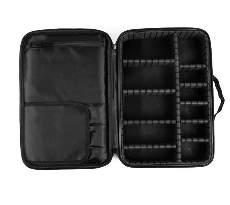 Adjustable Dividers Travel Cosmetic Organizer Toiletry Bag