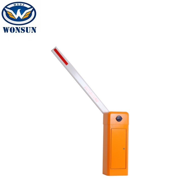Fist Generation 220V/110V AC Barrier Gate Safety Boom Barrier With Cooling Fan Device And RS485 Traffic Light Interface
