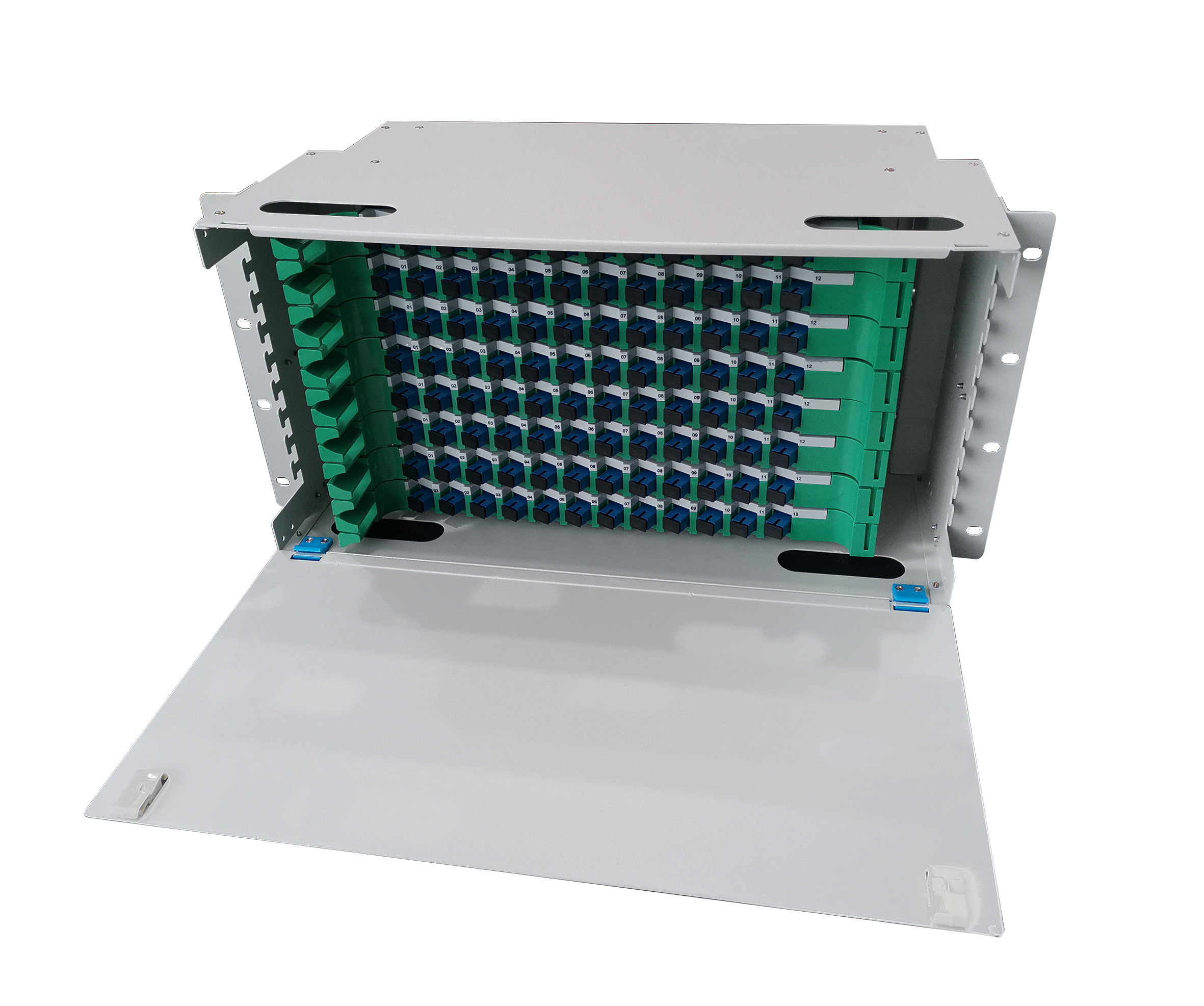24 Slots 12FO Fiber Splice Tray ABS Plastic ROHS 155*92*9mm