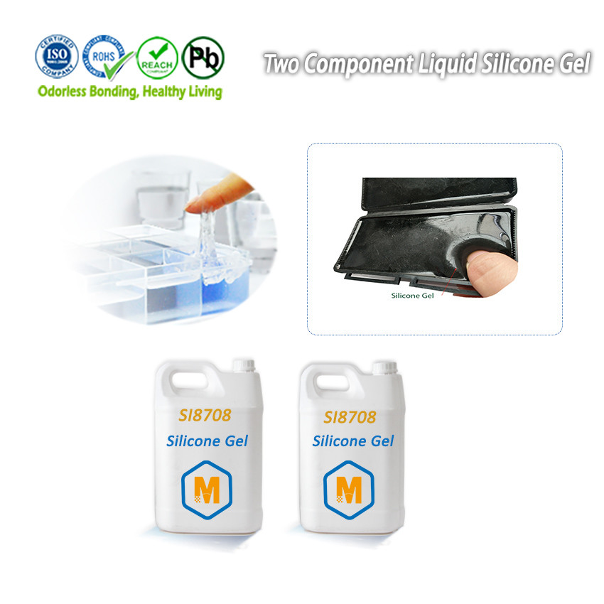 Waterproof Softness Silicone Gel Electrical Insulation Silicone Gel Transparent IP Gel For Electric Circuit Board PCB