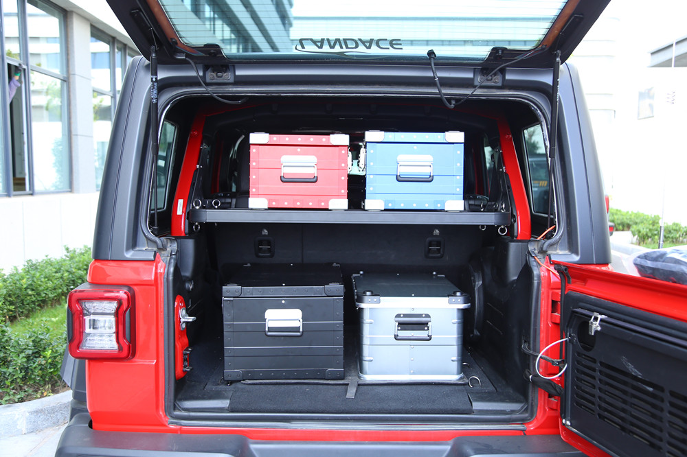 Jeep Wrangler JL/JK Tank 300 Fitment Foldable Tailgate Table Cargo Storage Rack Shelf