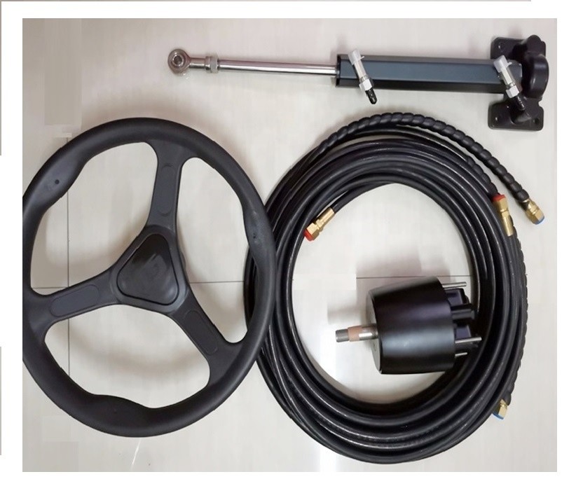 150HP Outboard Hydraulic Steering System , 32cm Steering Helm Kit