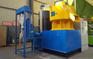 China rice husk pellet line, complete pellets production line with 1T/H~5T/H capacity on sale