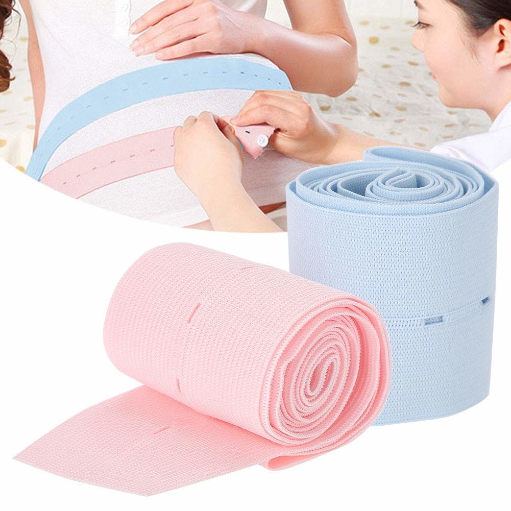 CE certificated ISO M2208A Disposable CTG Belt With Buttonhole / Fetal Monitor Belt with 60mm Width