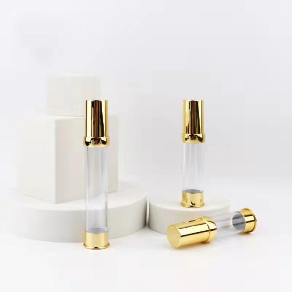 Quality Airless silver bottle,airless gold aluminum bottle,airless AS bottle 30ml for sale