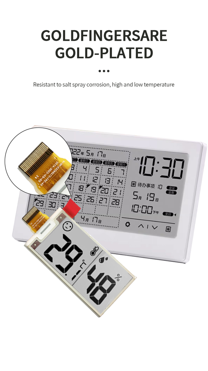 E-Ink E Paper Display 2.66Inch 152x296 E Ink Display Spi Ultrawide Viewing Angle
