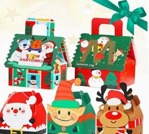 Buy cheap Gravure Printing Christmas Cardboard Gift Boxes 12*10cm Christmas Ornament Box product