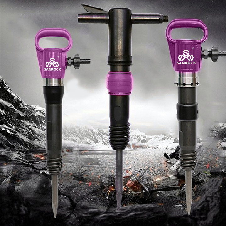 High Drilling Efficiency Portable Jack Hammer Air Pick Breaker Hammer for Pneumatic Rock Drilling