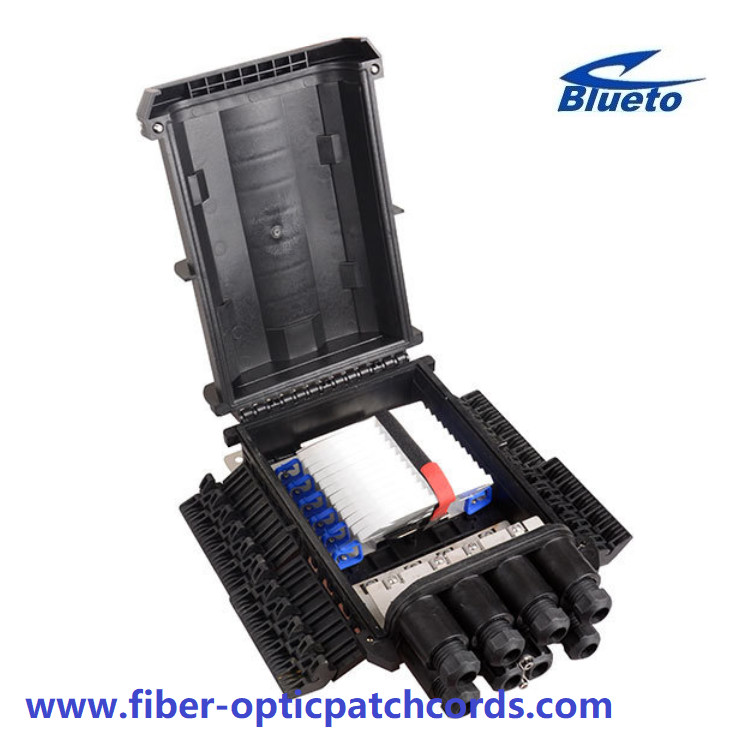 IP68 FTTH Splitter Distribution Box 4 Inlet 4 Outlet Port Waterproof