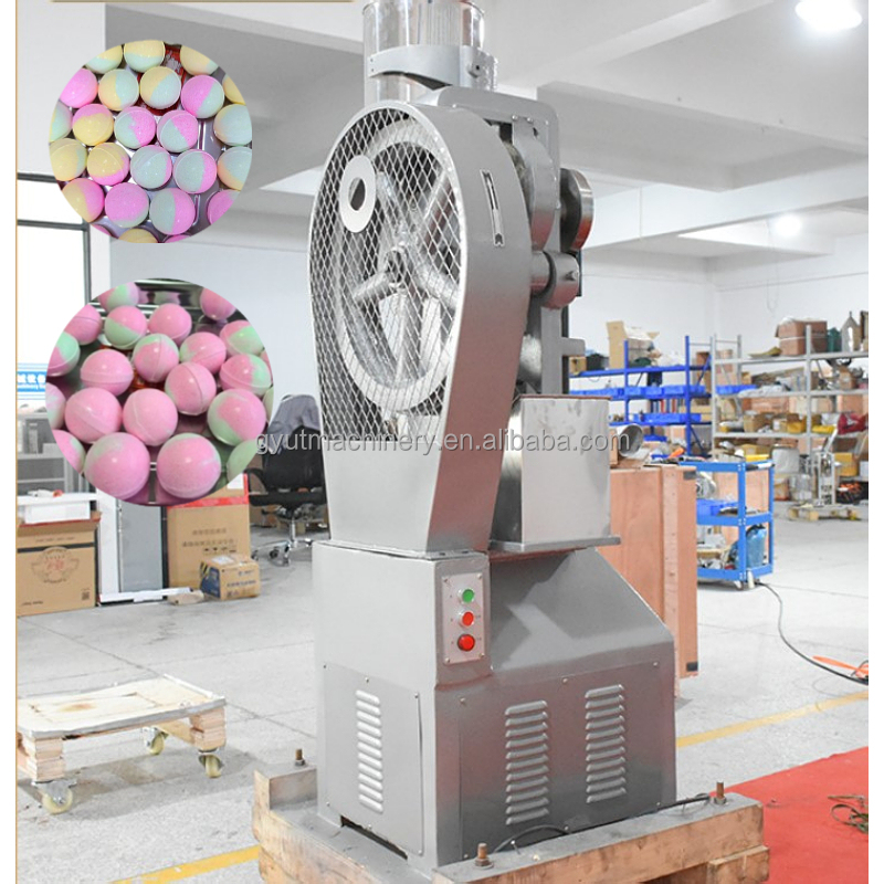 Durable Bath Bomb Press Machine with Mn65 Material Roller and 3 Interchangeable Molds