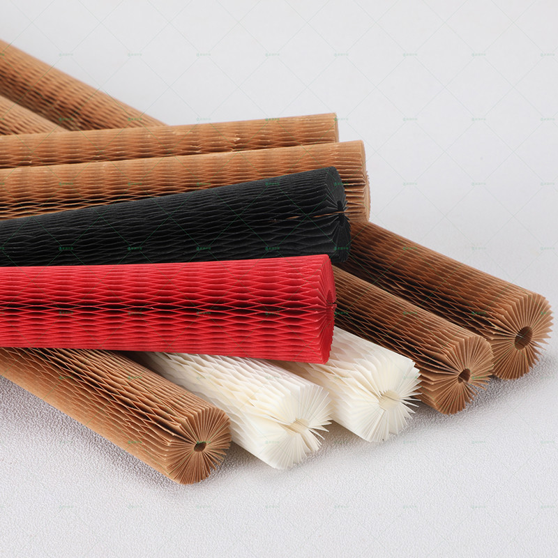 Biodegradable Logistics Packaging Shockproof Honeycomb Paper Sleeve For Fragile Goods
