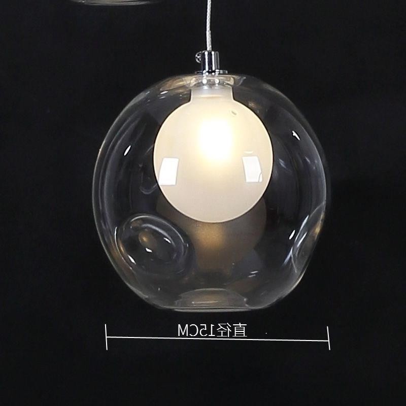 Stairs Floor House glass box pendant light fixtures for indoor decoration (WH-GP-11)