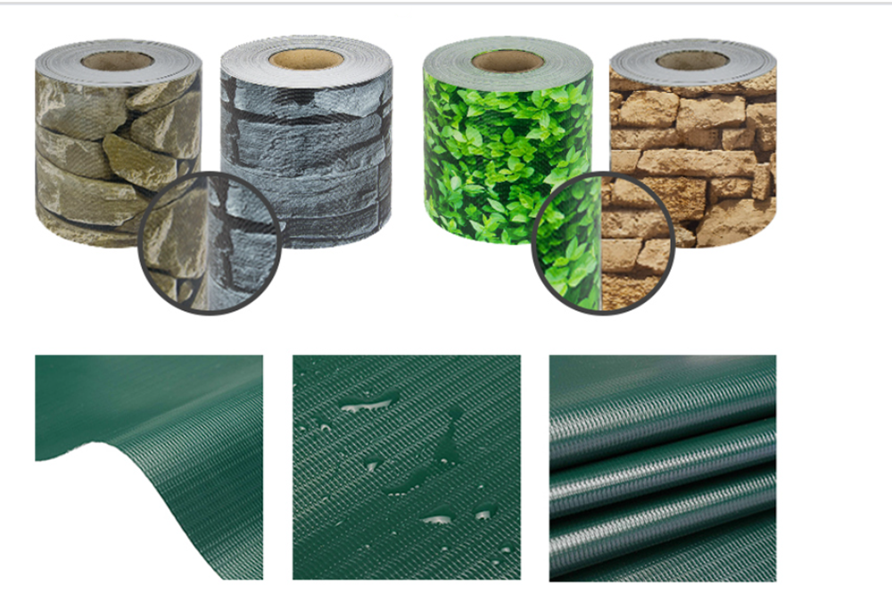 19cm X 35m Vinyl Fence Tape PVC Fence Screen For Garden Privacy Strip Protector