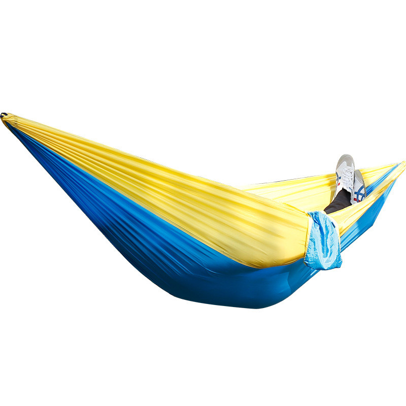 Promotional Outdoor Hammock 270*140cm 210 T Nylon fabric Logo Customized