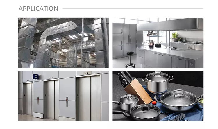 317L 420J2 Stainless Steel Sheet Coil 300mm Width Silver Color In Mirror Surface